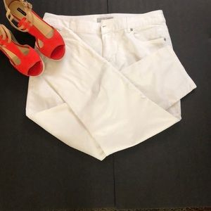 Chico's Platinum white jeans